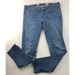 AG Adriano Goldschmied Stilt Cigarette Leg Jeans Medium Wash Lightweight w29